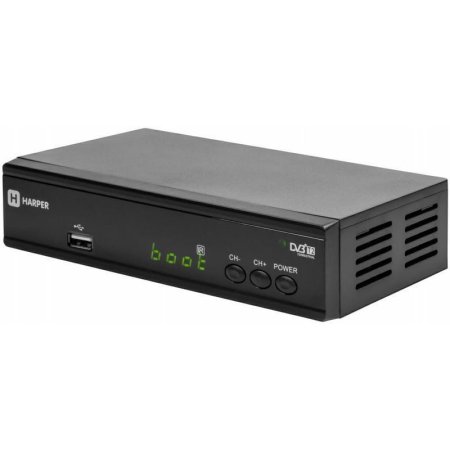 Приемник цифровой TV-тюнер HARPER HDT2-2030  (DVB-T2) + FHD медиаплеер