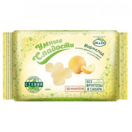 Мармелад Умные сладости Di&Di желейно-формовой со вкусом дыни 200 г
