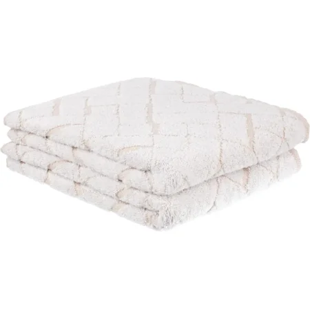 Набор полотенец махровых Комус Гарда 50x80 см 500 г/кв.м бежевые (2  штуки)