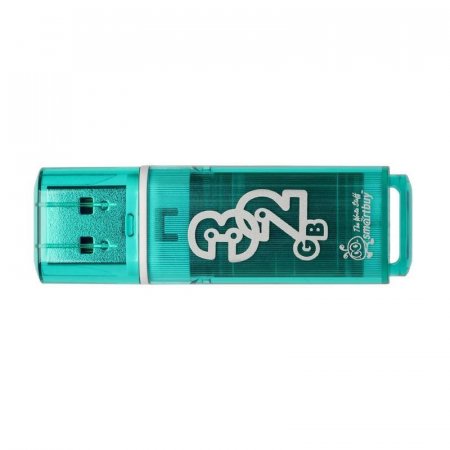 Флеш-память SmartBuy Glossy series 32Gb USB 2.0 зеленая