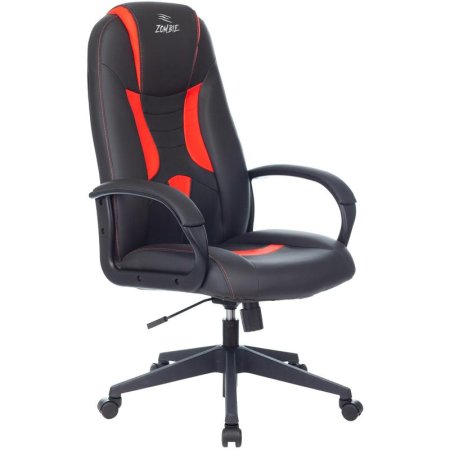 Кресло игровое Zombie Viking-8 красное/черное (искусственная кожа,  пластик)
