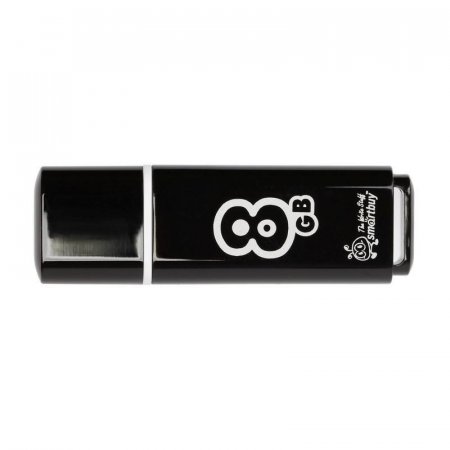 Флеш-память SmartBuy Glossy series 8Gb USB 2.0 черная