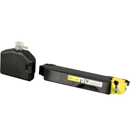 Картридж лазерный Sakura TK5270Y для Kyocera желтый совместимый