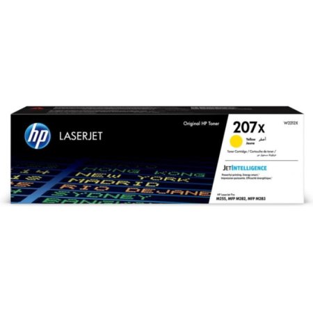 Картридж лазерный HP 207X W2212X желтый оригинальный повышенной емкости