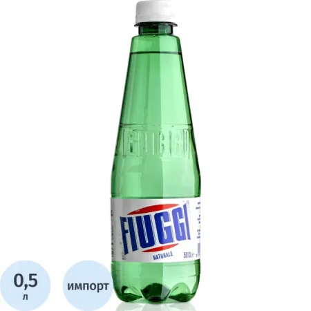 Вода минеральная Fiuggi столовая негазированная 0.5 л