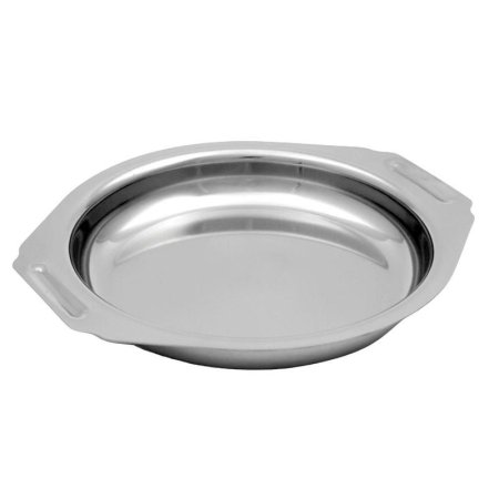 Тарелка нержавеющая сталь Luxstahl диаметр 165 мм серебристая (кт901)