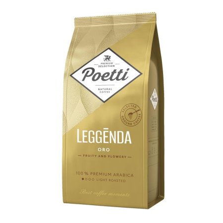 Кофе молотый Poetti Leggenda Oro 250 г (вакуумный пакет)