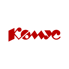 Встречайте товары марки Комус логотип комус