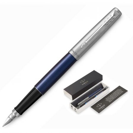 Ручка перьевая Jotter FP Royal blue CT синяя (артикул производителя 2030950)