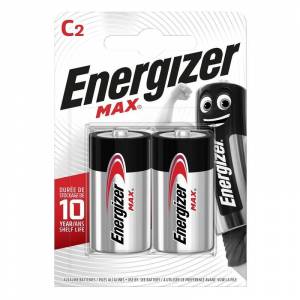 Батарейки Energizer Max С E93 (2 штуки в упаковке)