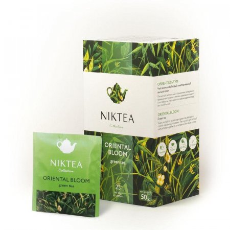 Чай Niktea Oriental Bloom зеленый 25 пакетиков