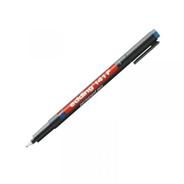 Маркер промышленный Edding E-141/3 F для глянцевых поверхностей и пленок синий (0.6 мм)