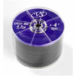Диск DVD-RW VS 4,7 GB 4x (50 штук в упаковке)