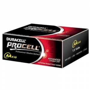 Батарейки Duracell Procell пальчиковые АА LR6 (10 штук в упаковке)