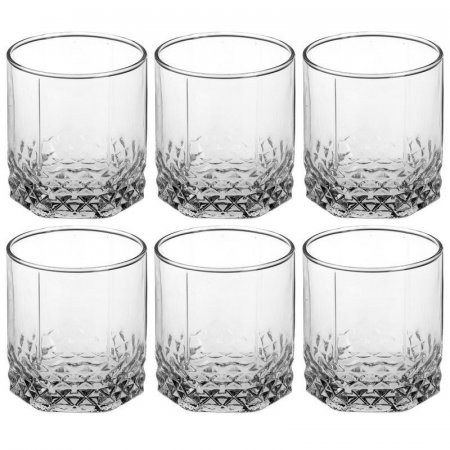 Стакан (олд-фешн) Pasabahce Вальс стеклянный низкий 315 мл (6 штук в  упаковке)
