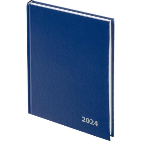 Ежедневник датированный 2024 Attache Economy бумвинил А5 160 листов  синий
