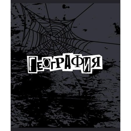 Тетрадь предметная по географии №1 School Панк А5 48 листов разноцветная  в клетку УФ-сплошной глянцевый лак