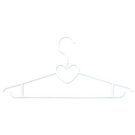 Вешалка-плечики для легкой одежды ПВ-05 белая (размер 44-46, 150 штук в  упаковке)