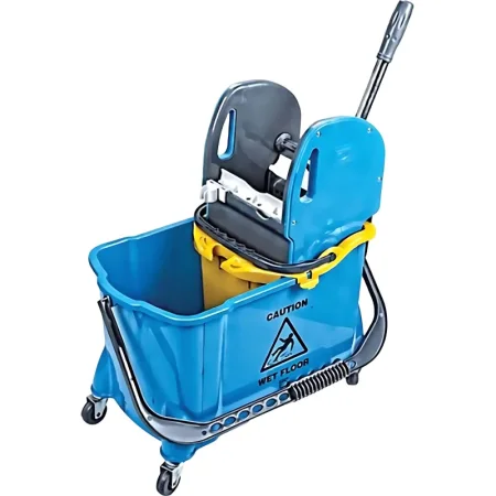 Ведро с отжимом A-VM 24 л пластиковое синее