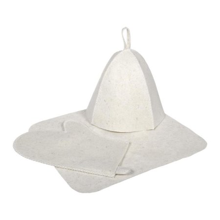 Набор для бани и сауны Hot Pot (шапка, коврик, рукавица)