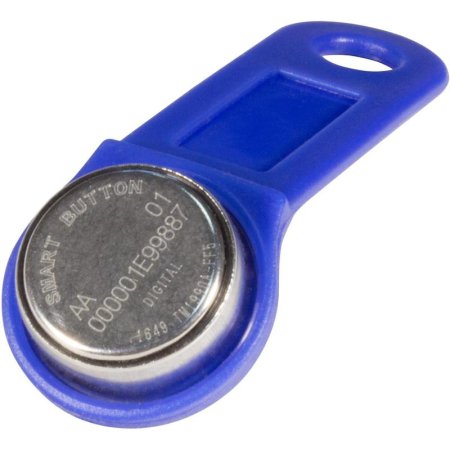 Брелок Touch Memory (iButton) DS 1990 синий (100 штук в  упаковке)