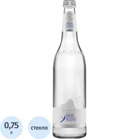 Вода минеральная Baikal Reserve лечебно-столовая газированная 0.75 л
