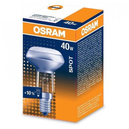 Лампа накаливания Osram 40 Вт E14 рефлектор матовая 2700 К теплый белый свет