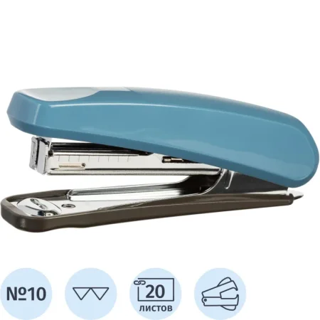 Степлер Комус Elegans 1111 до 20 листов синий