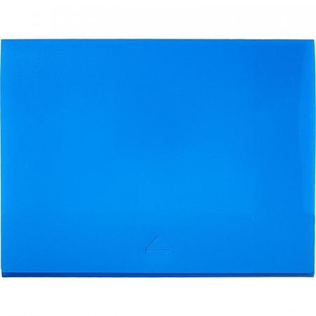 Папка-короб на клапане Attache А4 пластиковая синяя (0.5 мм, до 100 листов)
