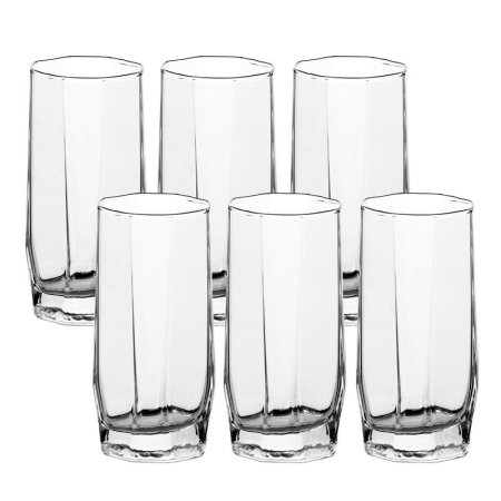 Набор стаканов (хайбол) Pasabahce стеклянные высокие 225 мл (6 штук в  упаковке)