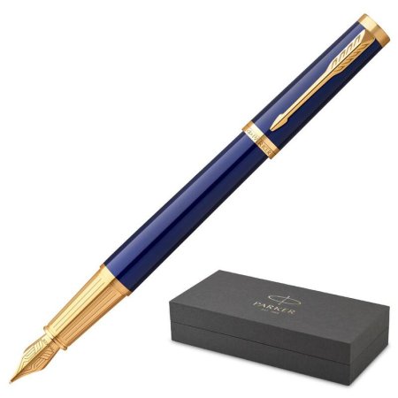 Ручка перьевая Parker Ingenuity Blue GT цвет чернил синий цвет корпуса  синий (артикул производителя 2182009)