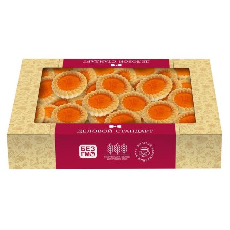 Печенье сдобное Деловой Стандарт Cookies with orange marmalade 420 г