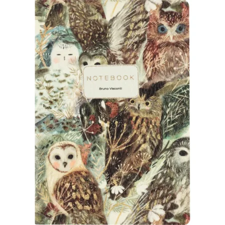 Тетрадь общая Bruno Visconti Волшебные совы А5 60 листов в линейку на  сшивке обложка разноцветная Soft Touch Тетрадь общая Bruno Visconti Волшебные совы А5 60 листов в линейку на  сшивке обложка разноцветная Soft Touch