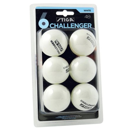 Мяч для настольного тенниса Stiga Challenger 40 мм (6 штук)
