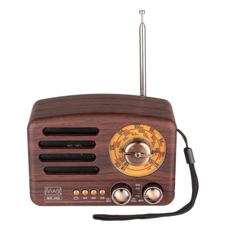Радиоприемник Max MR-462 коричневый (30176)