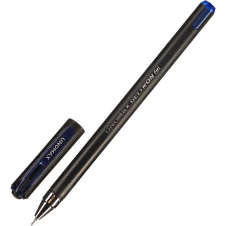 Ручка гелевая неавтоматическая Unomax Geltron синяя (толщина линии 0.3  мм)