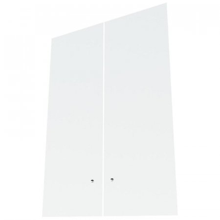 Двери низкие Steel 11555 стеклянные прозрачные (800х4х1096 мм, 2 штуки)