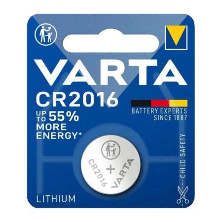 Батарейка CR2016 Varta Electronics CR2016 BL1 Lithium 3V (6016)  (6016101401)