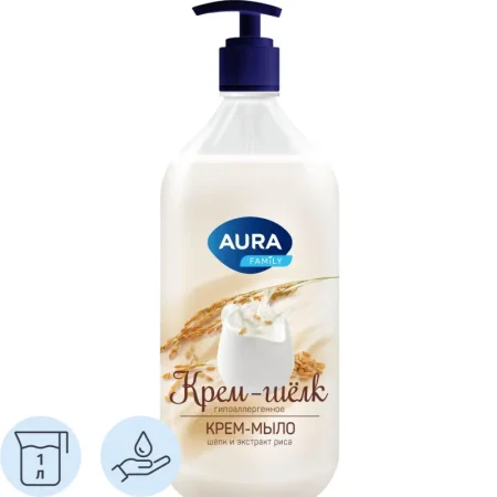 Крем-мыло Aura Silky Cream 1 л