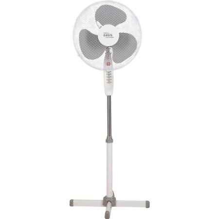 Вентилятор напольный Oasis VF-40SWG белый/серый