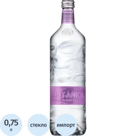 Вода минеральная Sant Aniol столовая газированная 0.75 л