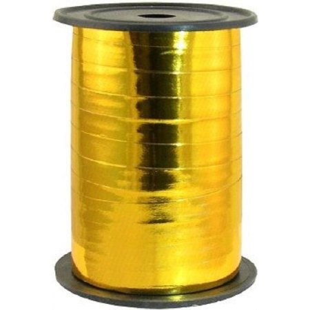 Лента упаковочная 228.6 м х 0.5 см золотистая