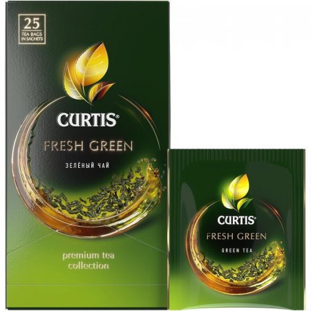 Чай Curtis Fresh Green зеленый 25 пакетиков