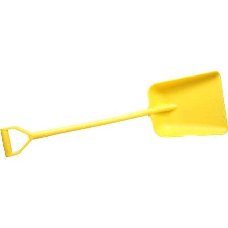 Лопата FBK цельнолитая 330х380х1120мм пластик желтая