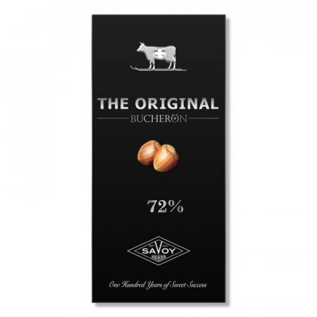 Шоколад подарочный Bucheron The Original 72% темный с фундуком 100 г