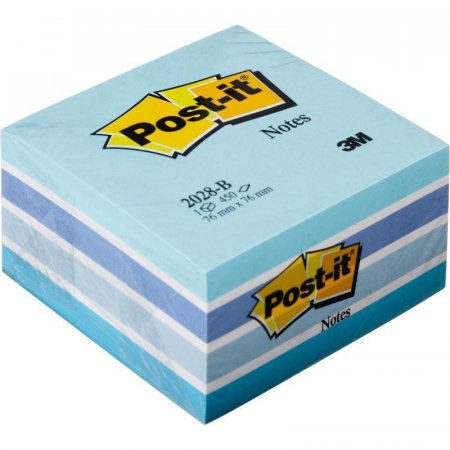 Стикеры Post-it 76х76 мм голубые пастельные 450 листов