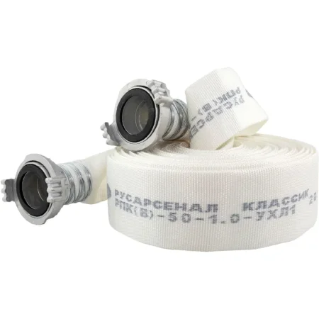 Пожарный рукав напорный Русарсенал РПК(В)-50-1.0-УХЛ1 20 метров 50 мм с  головками ГР-50