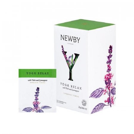 Чай Newby Yoga Relax Organic травяной 25 пакетиков