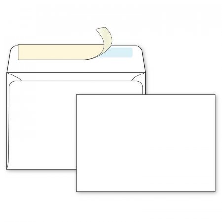 Конверт почтовый Ecopost C6 (114x162 мм) белый удаляемая лента (1000 штук в упаковке)