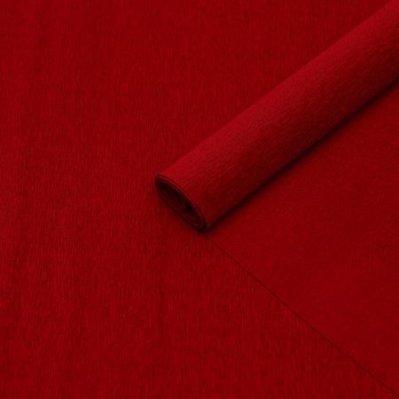 Бумага гофрированная бордовая в рулоне 50x150 см